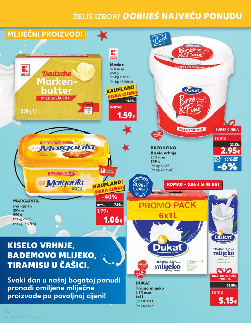 Kaufland katalog Prehrana 29.11.-05.12.2023. VG, DS, Ma, Rv, Po, Vu, Vo