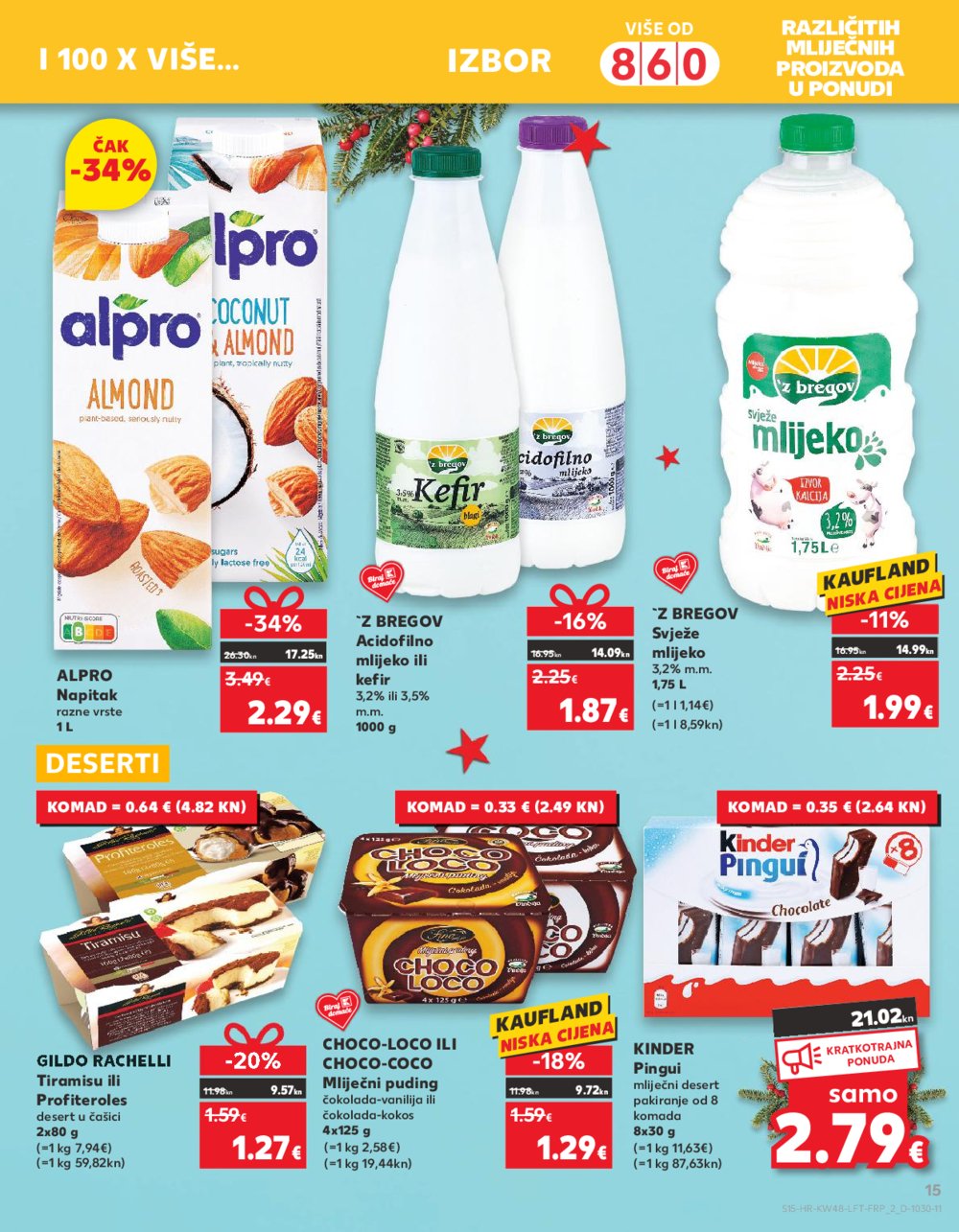 Kaufland katalog Prehrana 29.11.-05.12.2023. VG, DS, Ma, Rv, Po, Vu, Vo