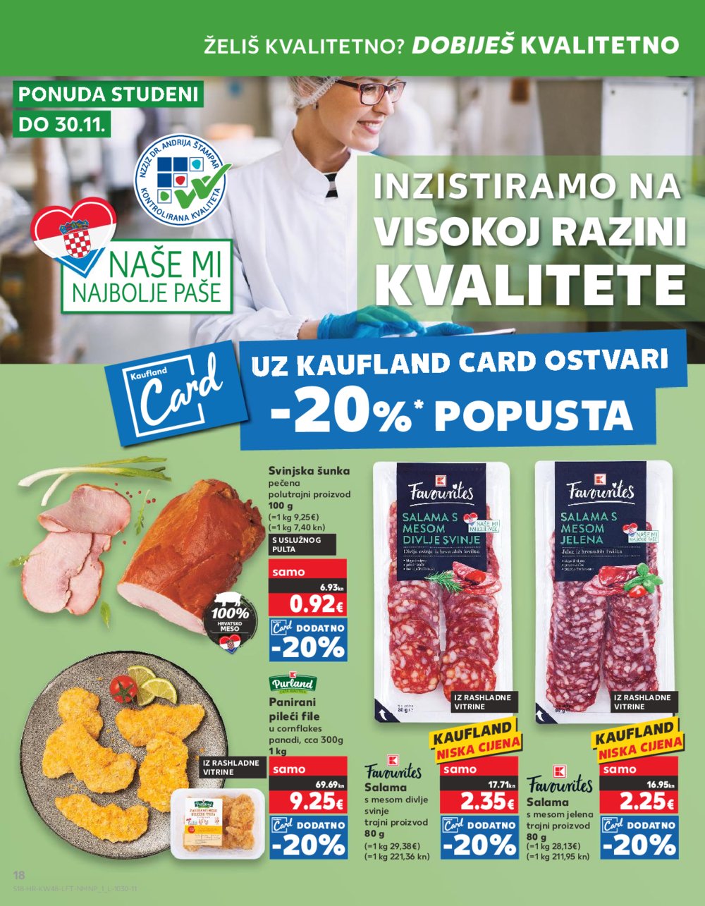 Kaufland katalog Prehrana 29.11.-05.12.2023. VG, DS, Ma, Rv, Po, Vu, Vo