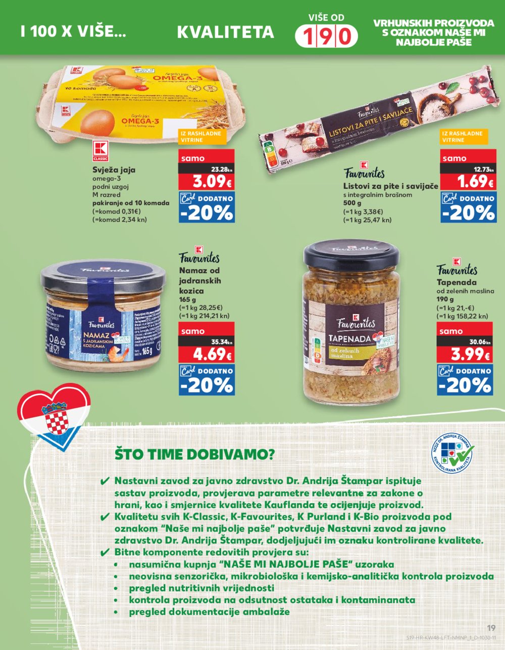 Kaufland katalog Prehrana 29.11.-05.12.2023. VG, DS, Ma, Rv, Po, Vu, Vo