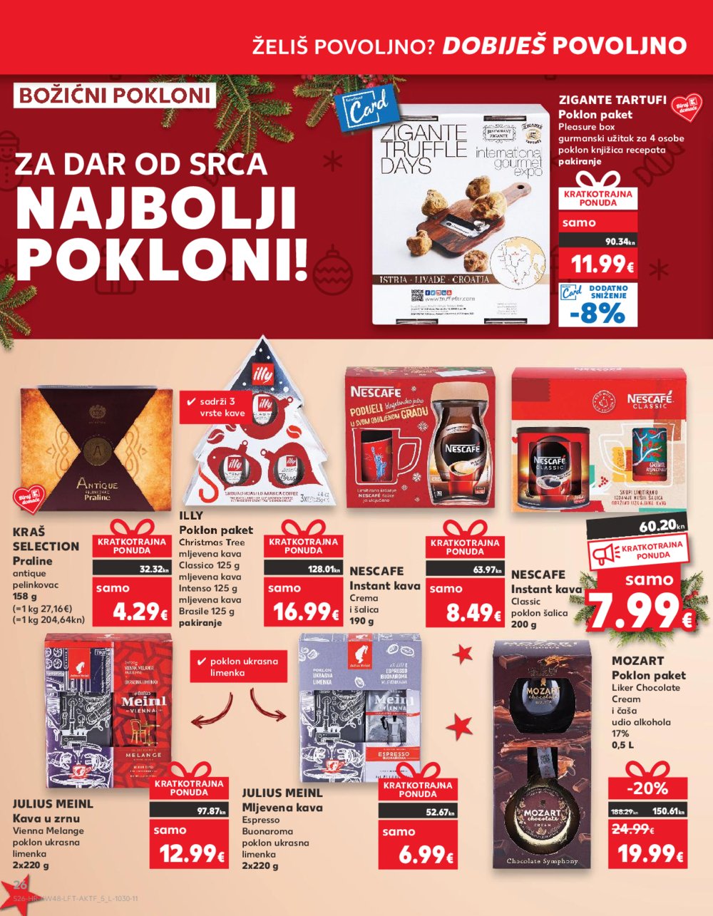 Kaufland katalog Prehrana 29.11.-05.12.2023. VG, DS, Ma, Rv, Po, Vu, Vo