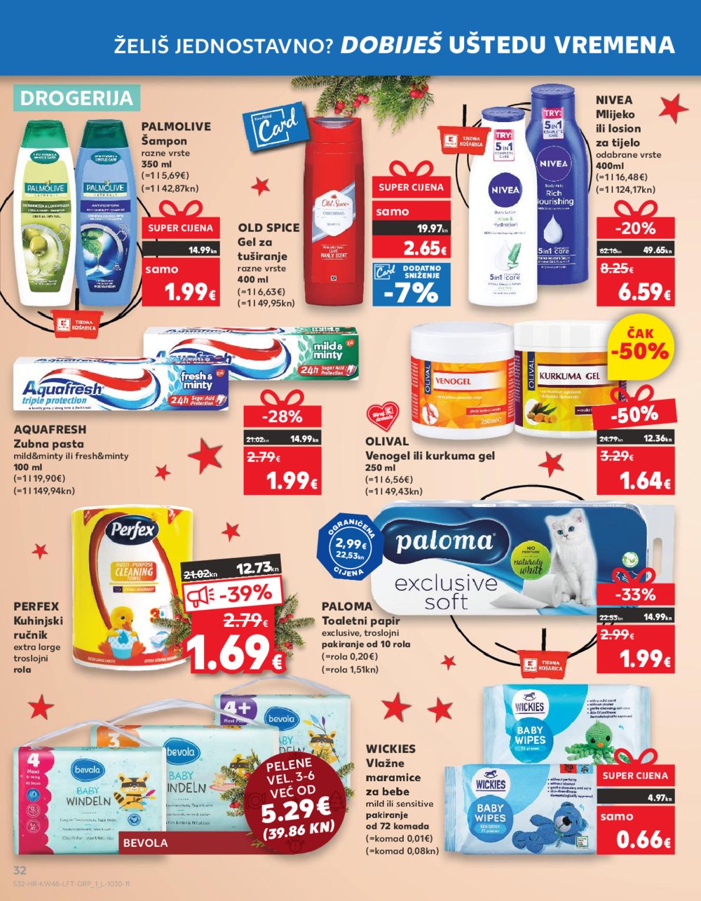 Kaufland katalog Prehrana 29.11.-05.12.2023. VG, DS, Ma, Rv, Po, Vu, Vo