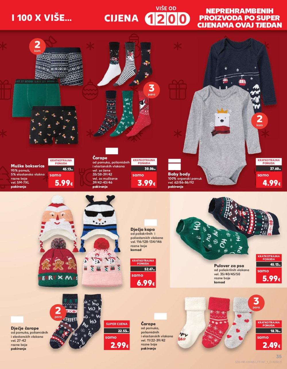 Kaufland katalog Prehrana 29.11.-05.12.2023. VG, DS, Ma, Rv, Po, Vu, Vo