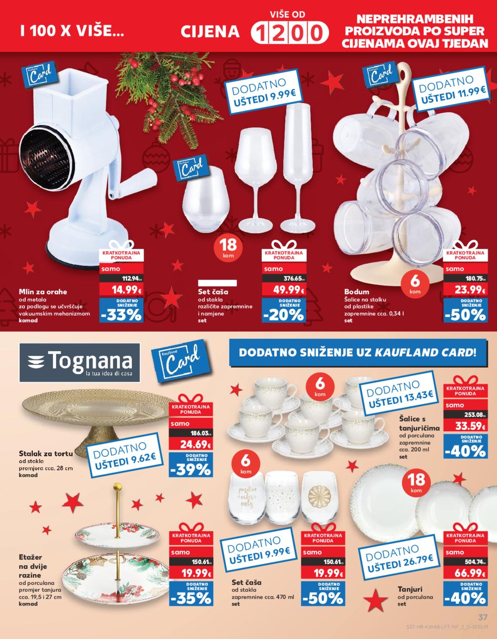 Kaufland katalog Prehrana 29.11.-05.12.2023. VG, DS, Ma, Rv, Po, Vu, Vo