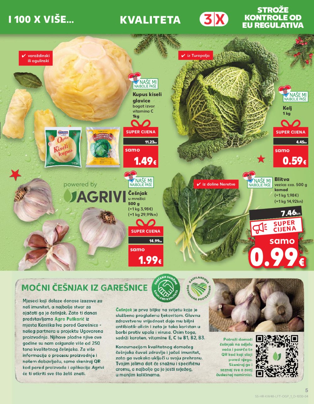 Kaufland katalog Prehrana 29.11.-05.12.2023. VG, DS, Ma, Rv, Po, Vu, Vo