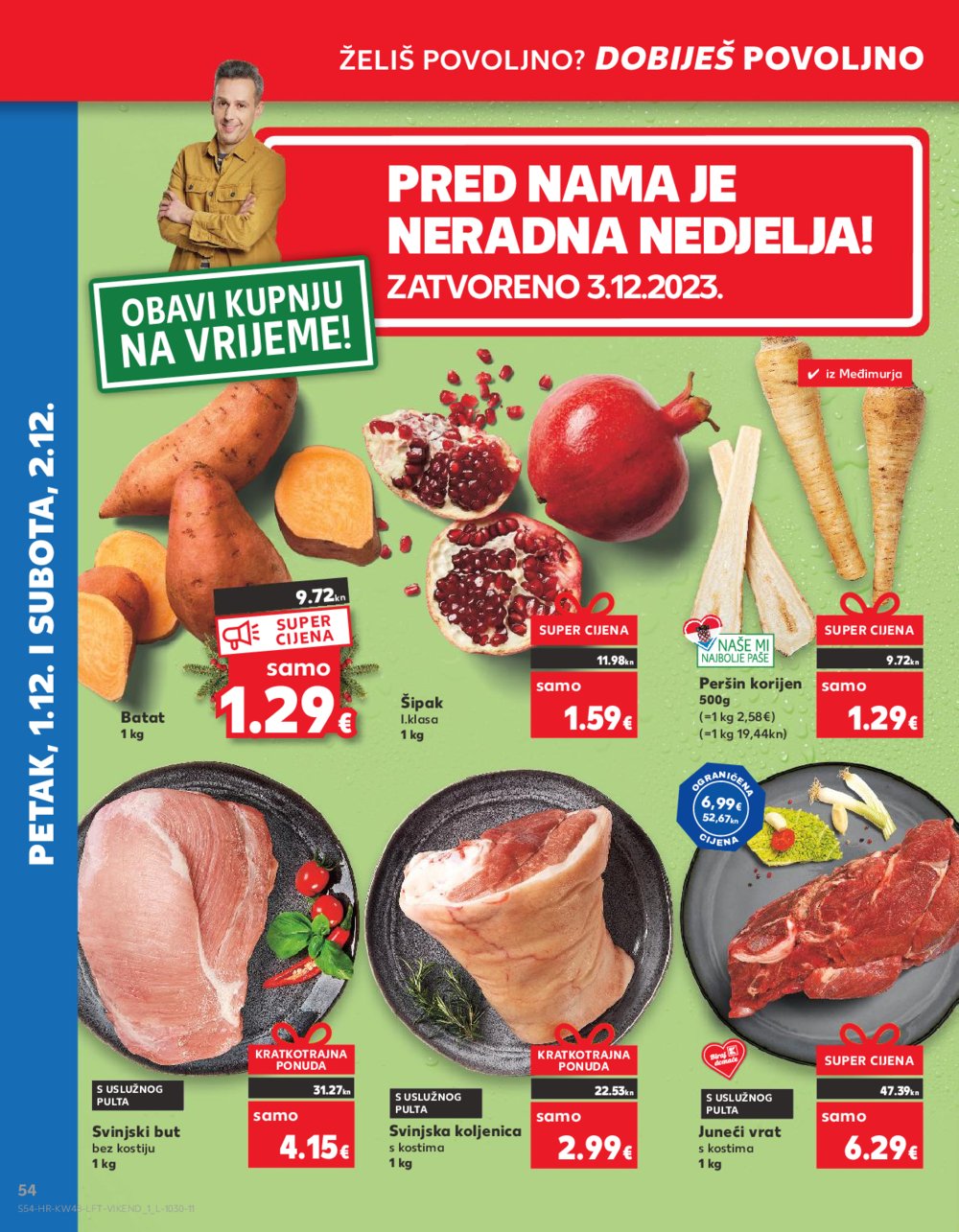 Kaufland katalog Prehrana 29.11.-05.12.2023. VG, DS, Ma, Rv, Po, Vu, Vo