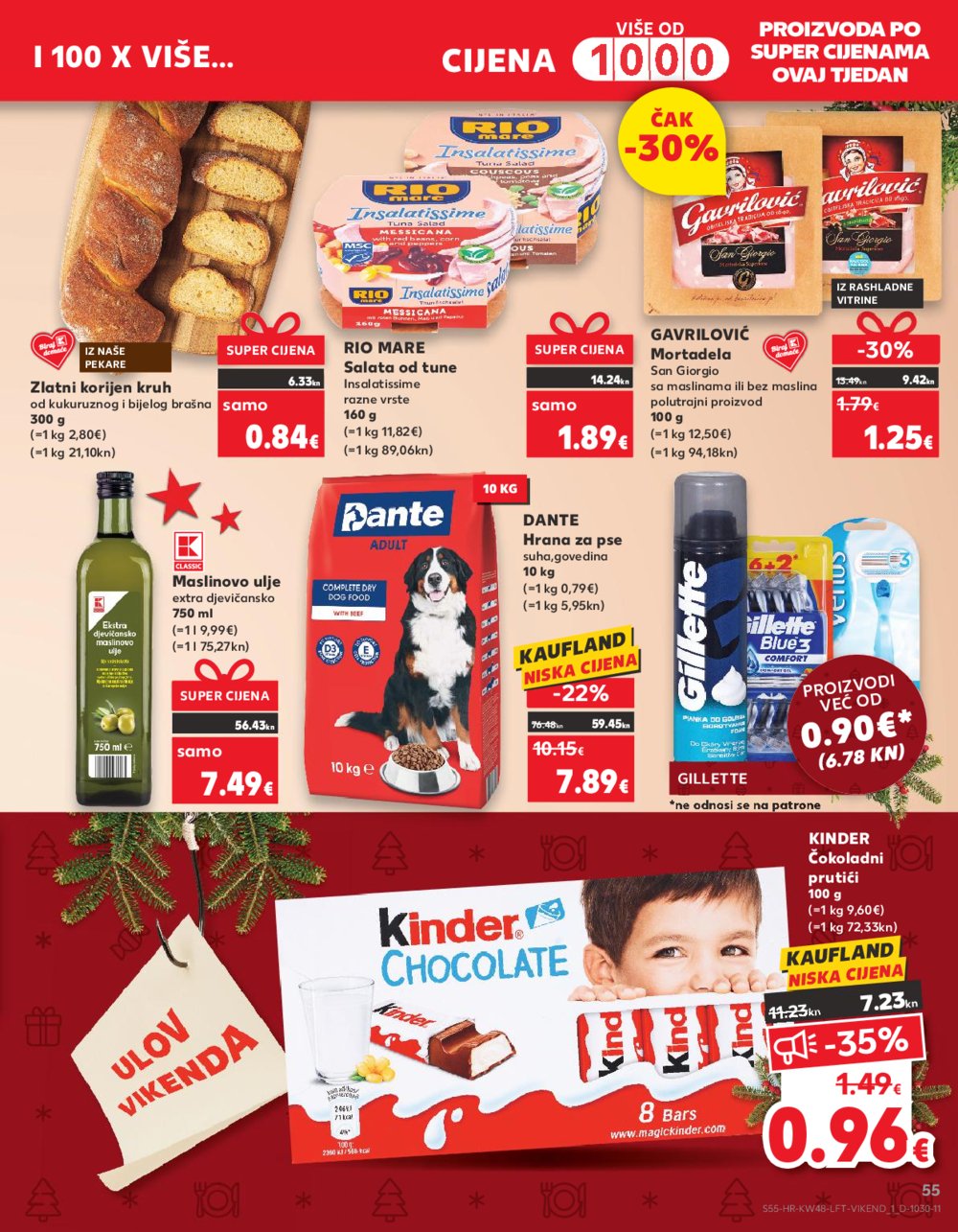 Kaufland katalog Prehrana 29.11.-05.12.2023. VG, DS, Ma, Rv, Po, Vu, Vo