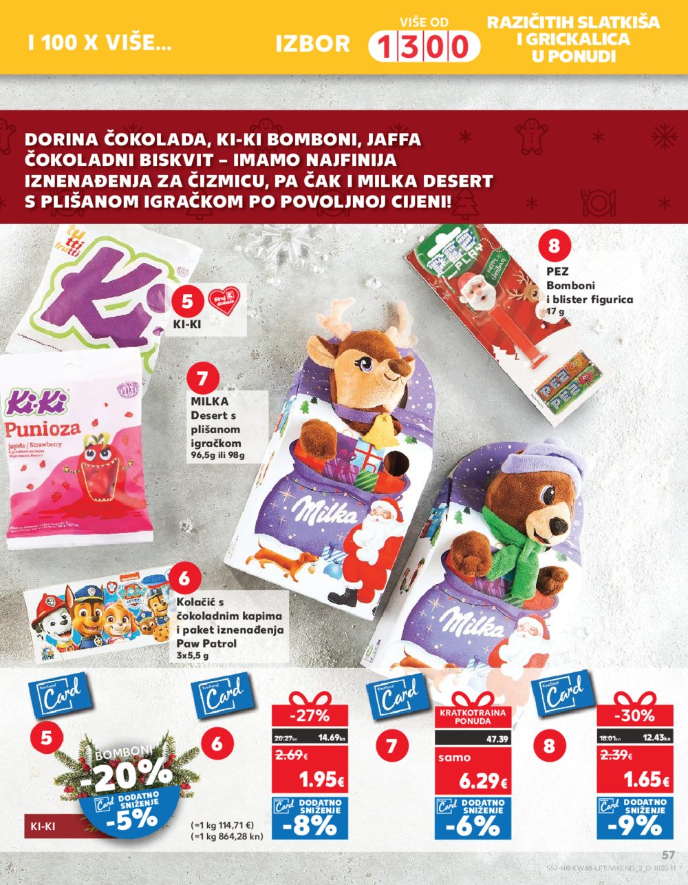 Kaufland katalog Prehrana 29.11.-05.12.2023. VG, DS, Ma, Rv, Po, Vu, Vo