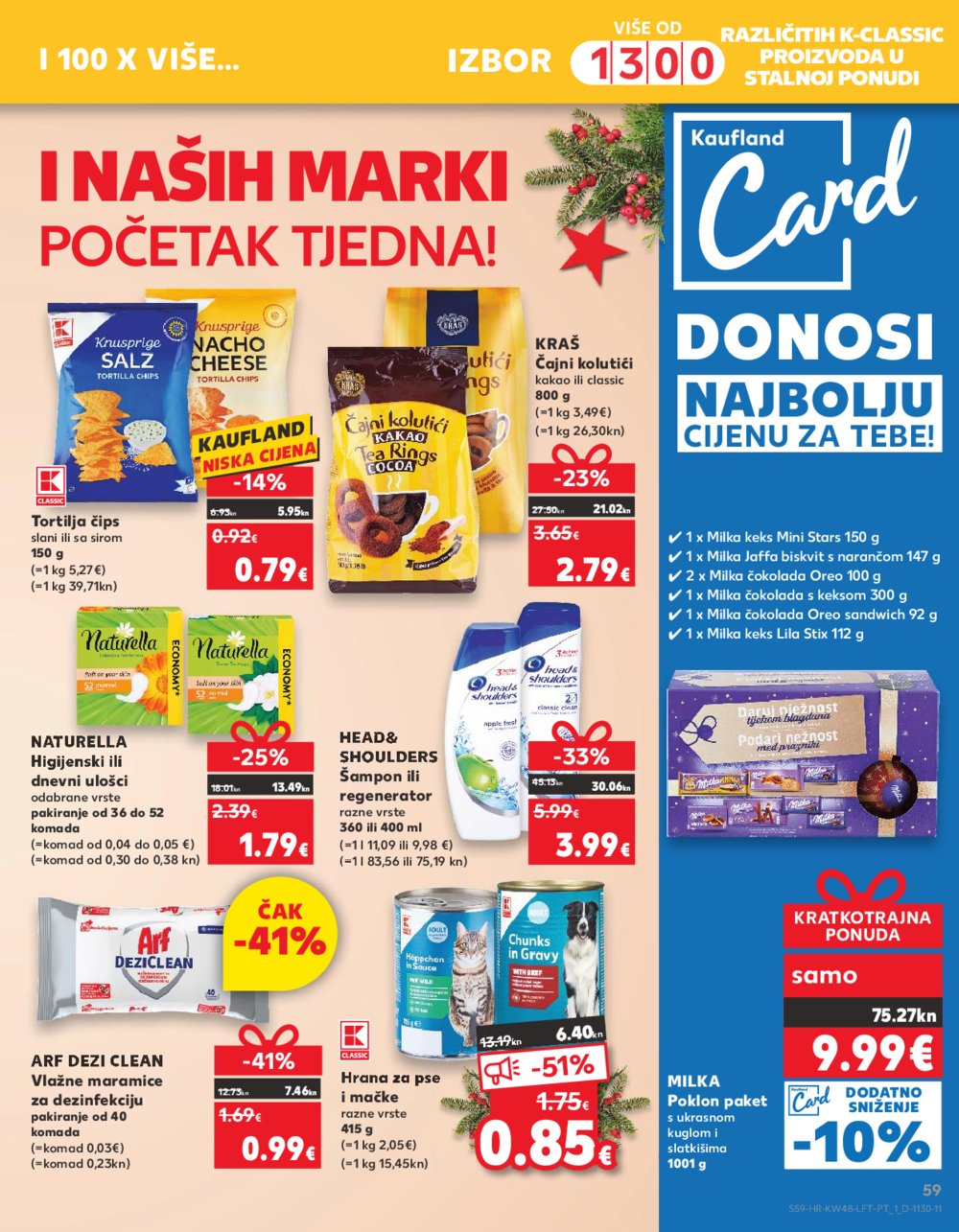 Kaufland katalog Prehrana 29.11.-05.12.2023. VG, DS, Ma, Rv, Po, Vu, Vo