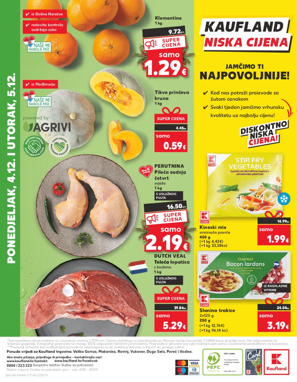Kaufland katalog Prehrana 29.11.-05.12.2023. VG, DS, Ma, Rv, Po, Vu, Vo
