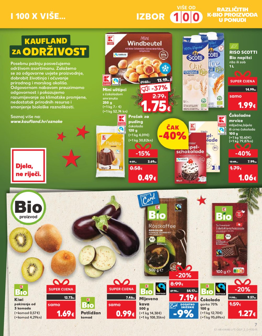 Kaufland katalog Prehrana 29.11.-05.12.2023. VG, DS, Ma, Rv, Po, Vu, Vo