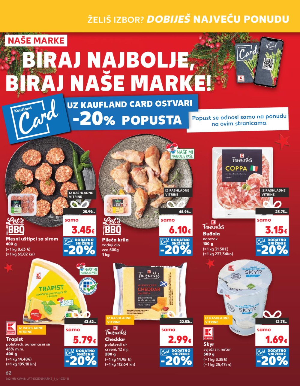 Kaufland katalog Prehrana 29.11.-05.12.2023. VG, DS, Ma, Rv, Po, Vu, Vo