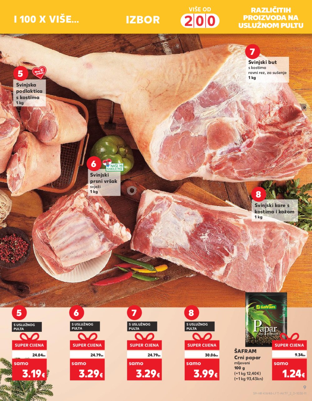 Kaufland katalog Prehrana 29.11.-05.12.2023. VG, DS, Ma, Rv, Po, Vu, Vo
