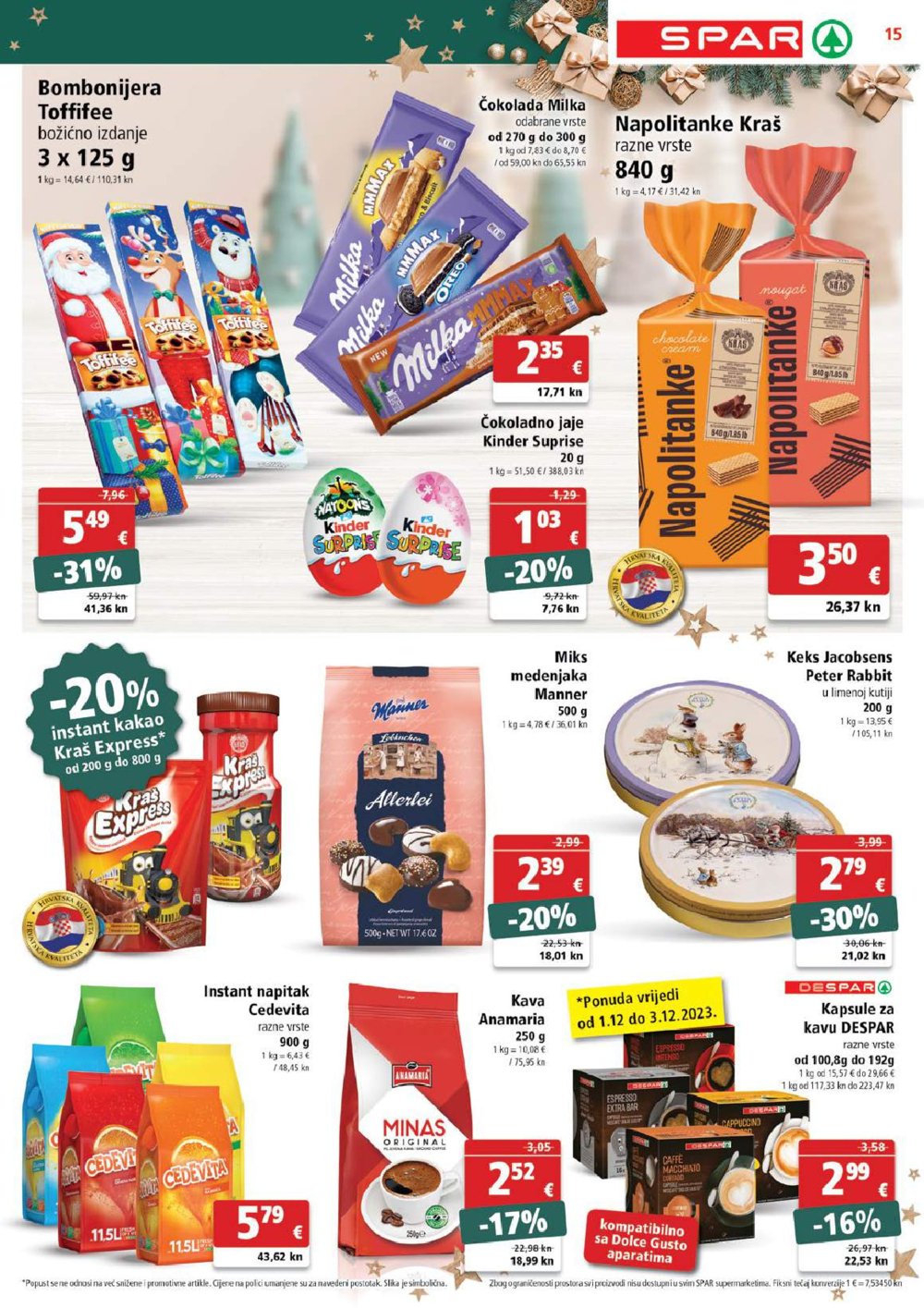 SPAR katalog Akcija 29.11.-05.12.2023.