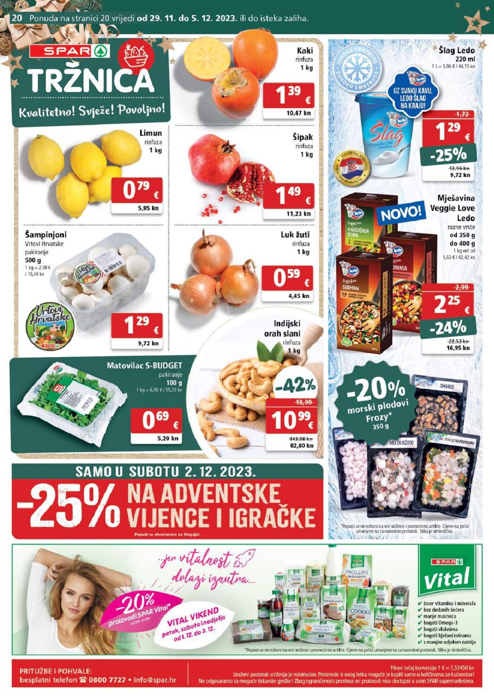 SPAR katalog Akcija 29.11.-05.12.2023.