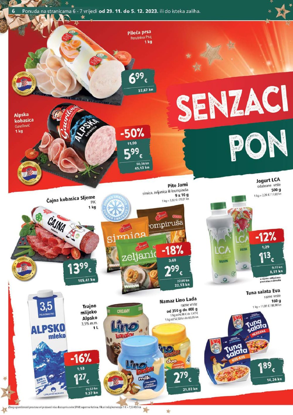 SPAR katalog Akcija 29.11.-05.12.2023.