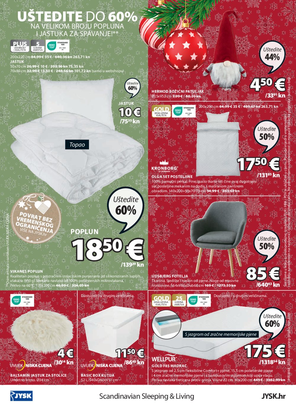 Jysk katalog Akcija 22.11.-26.12.2023.