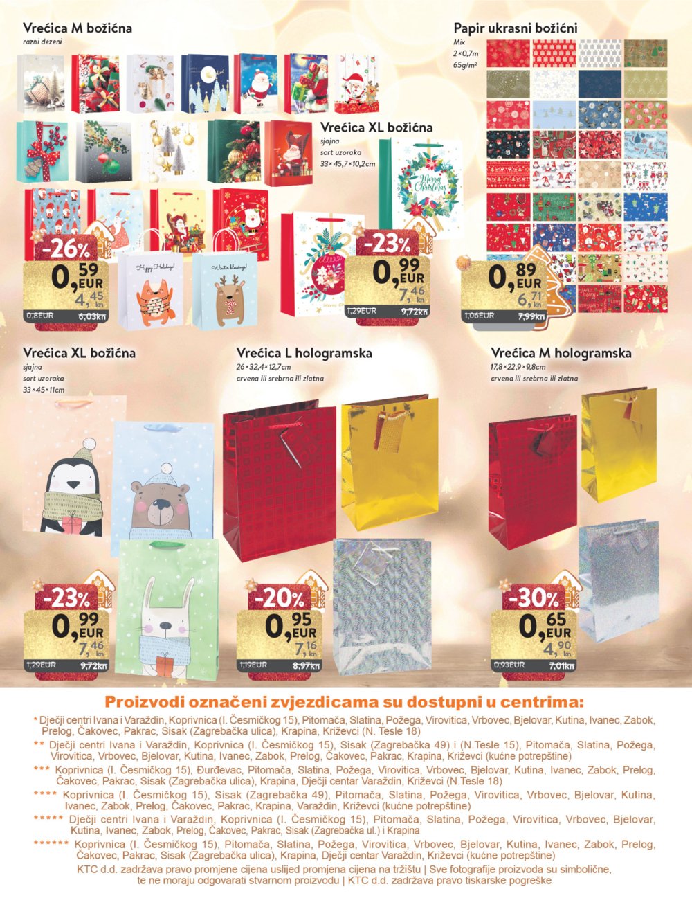 KTC katalog Božićna dekoracija 30.11.-30.12.2023.