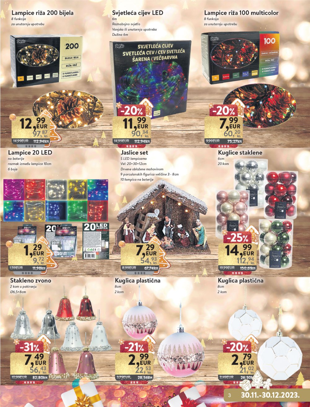 KTC katalog Božićna dekoracija 30.11.-30.12.2023.