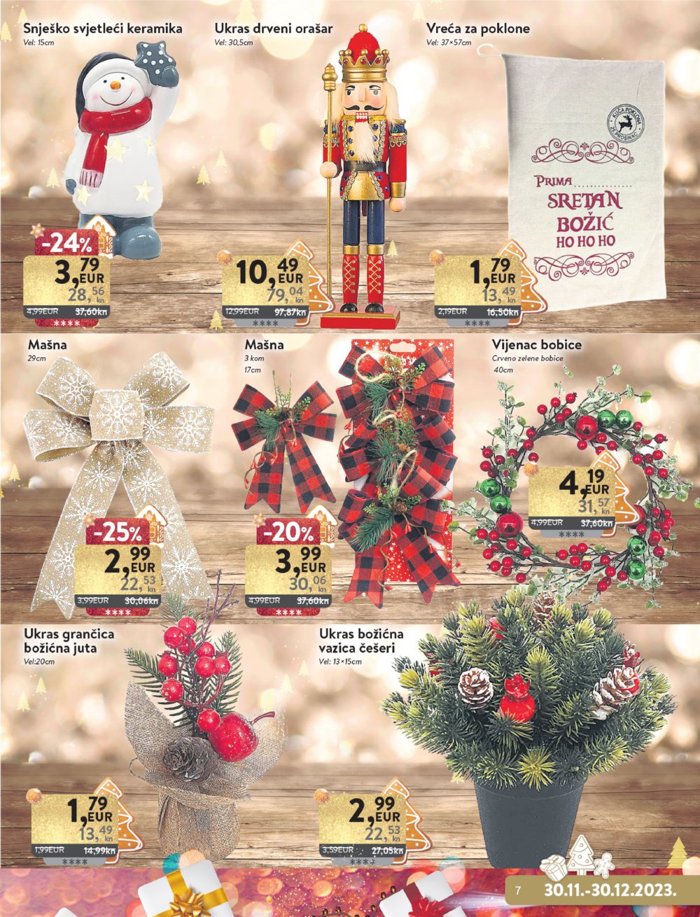 KTC katalog Božićna dekoracija 30.11.-30.12.2023.