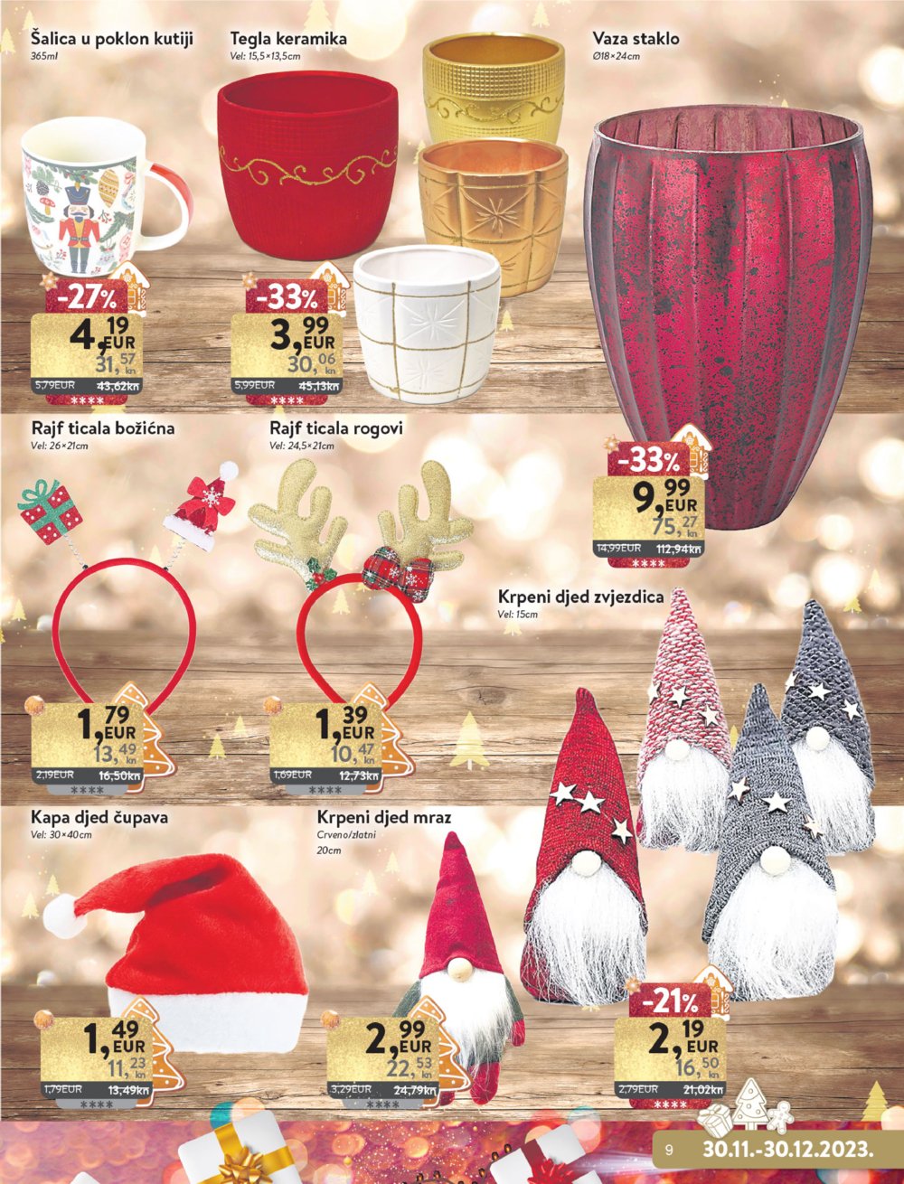KTC katalog Božićna dekoracija 30.11.-30.12.2023.