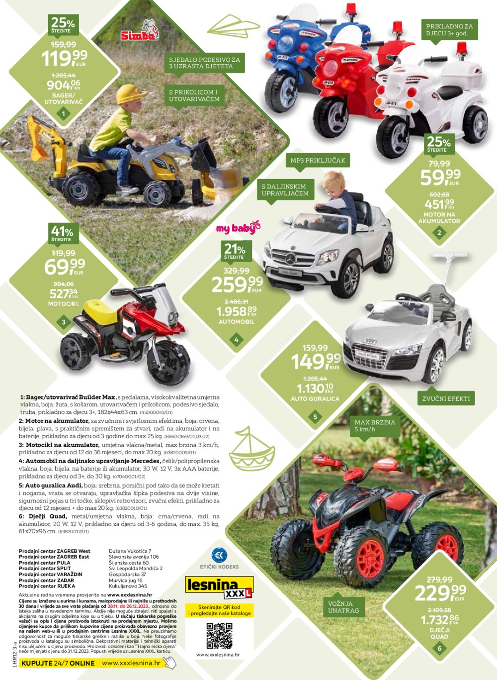 Lesnina katalog Svijet igračaka 28.11.-26.12.2023.
