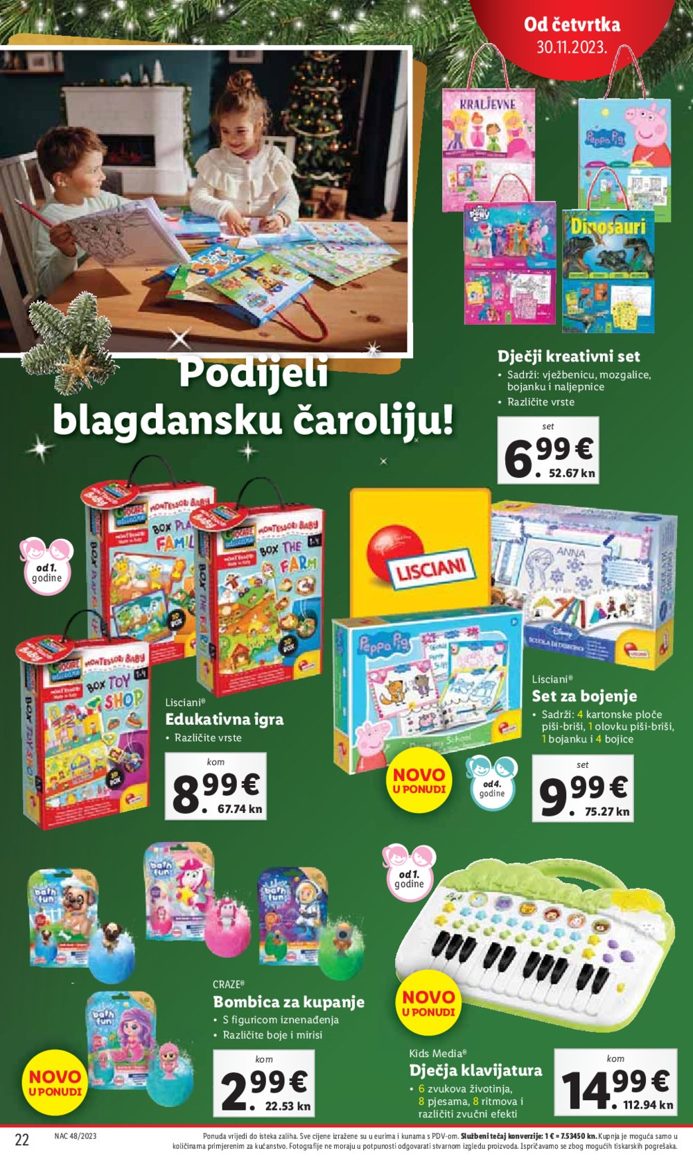 Lidl katalog Ponuda od četvrtka 30.11. - 03.12.2023. 
