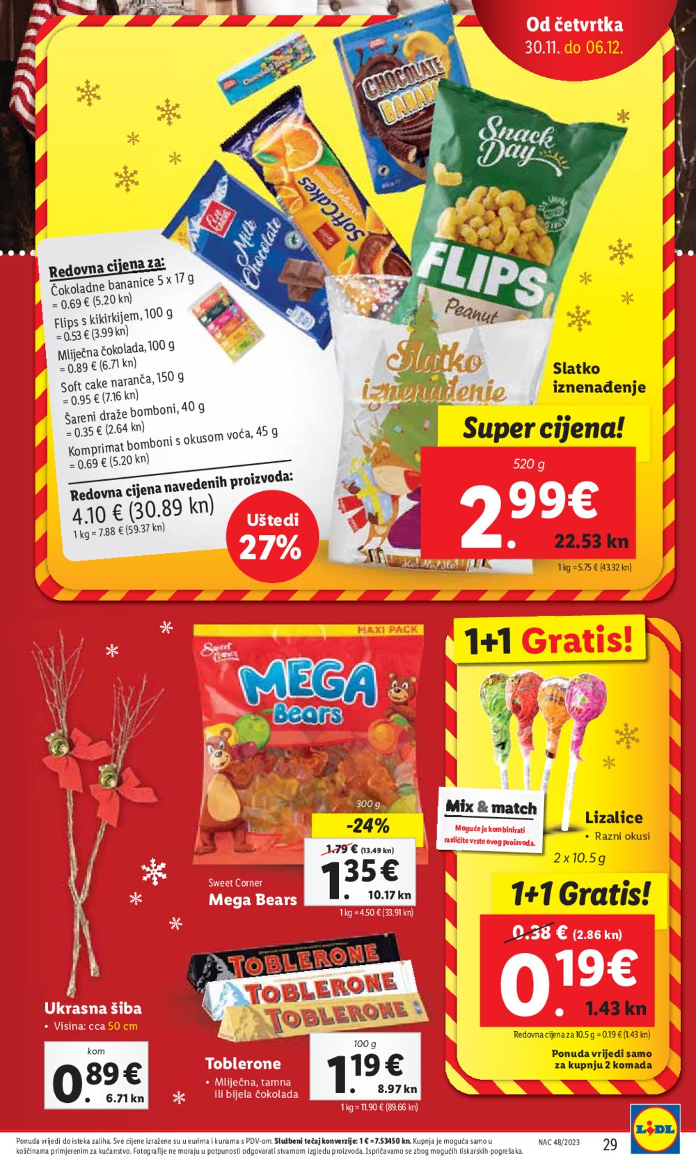 Lidl katalog Ponuda od četvrtka 30.11. - 03.12.2023. 