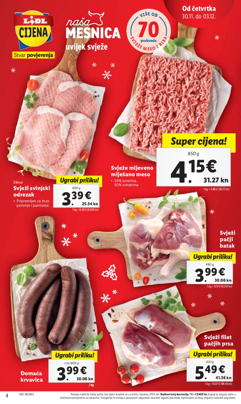 Lidl katalog Ponuda od četvrtka 30.11. - 03.12.2023. 