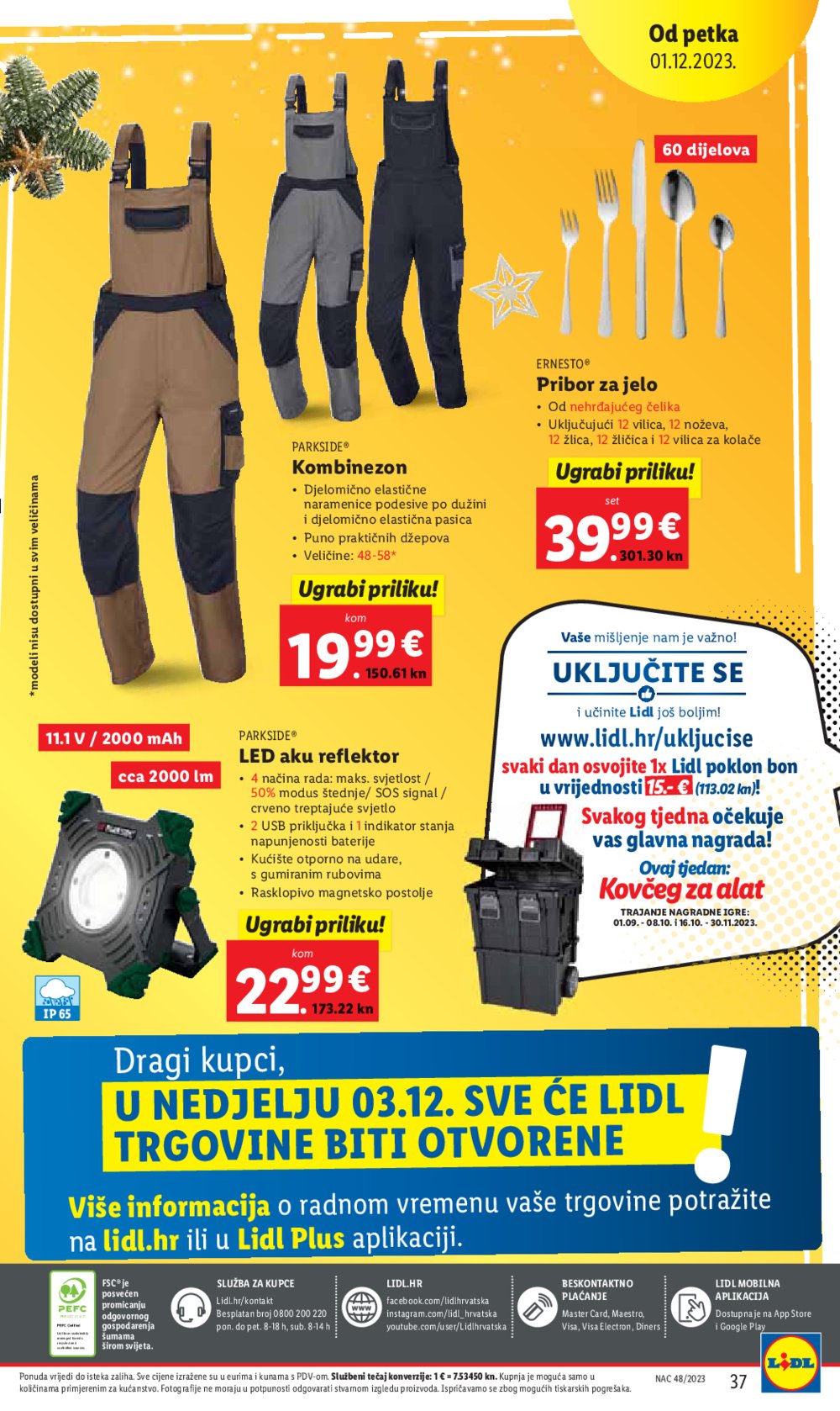 Lidl katalog Ponuda od četvrtka 30.11. - 03.12.2023. 