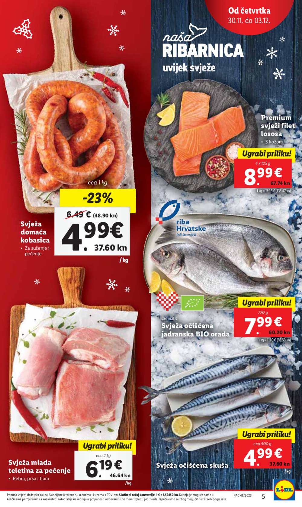 Lidl katalog Ponuda od četvrtka 30.11. - 03.12.2023. 