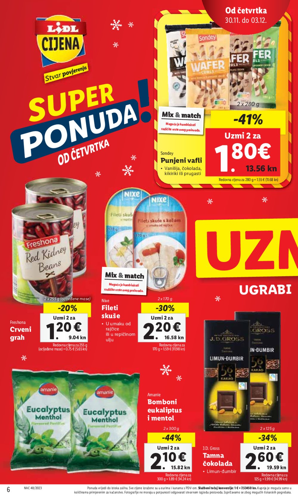 Lidl katalog Ponuda od četvrtka 30.11. - 03.12.2023. 