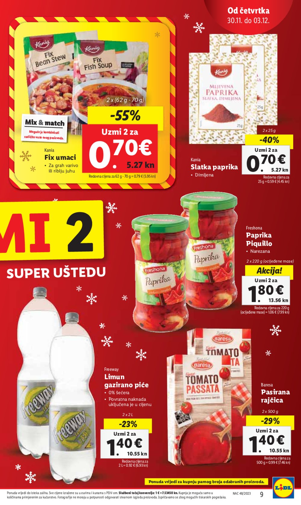 Lidl katalog Ponuda od četvrtka 30.11. - 03.12.2023. 