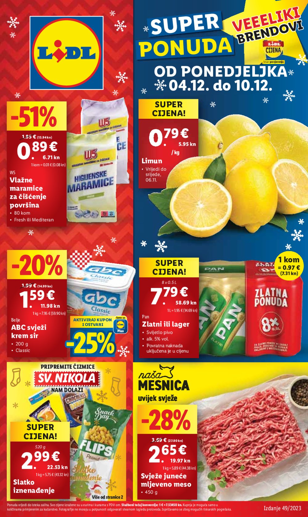Lidl super ponuda od ponedjeljka 04.12.-10.12.2023.