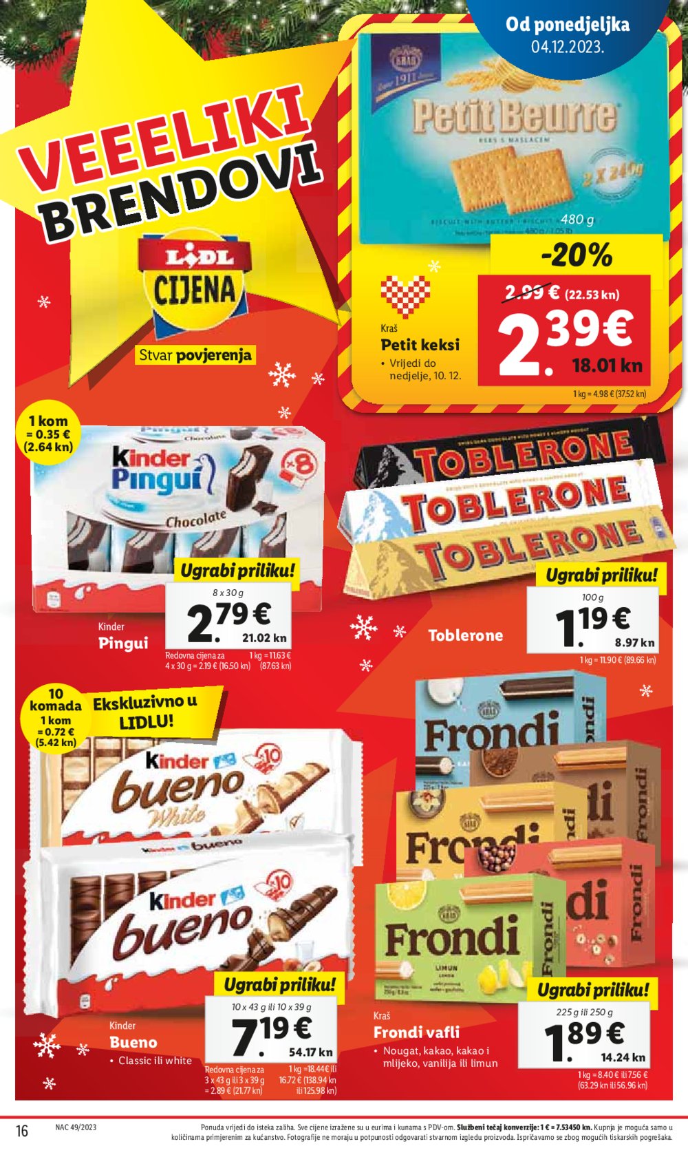 Lidl super ponuda od ponedjeljka 04.12.-10.12.2023.