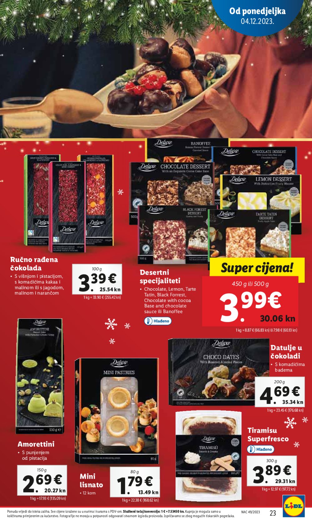 Lidl super ponuda od ponedjeljka 04.12.-10.12.2023.