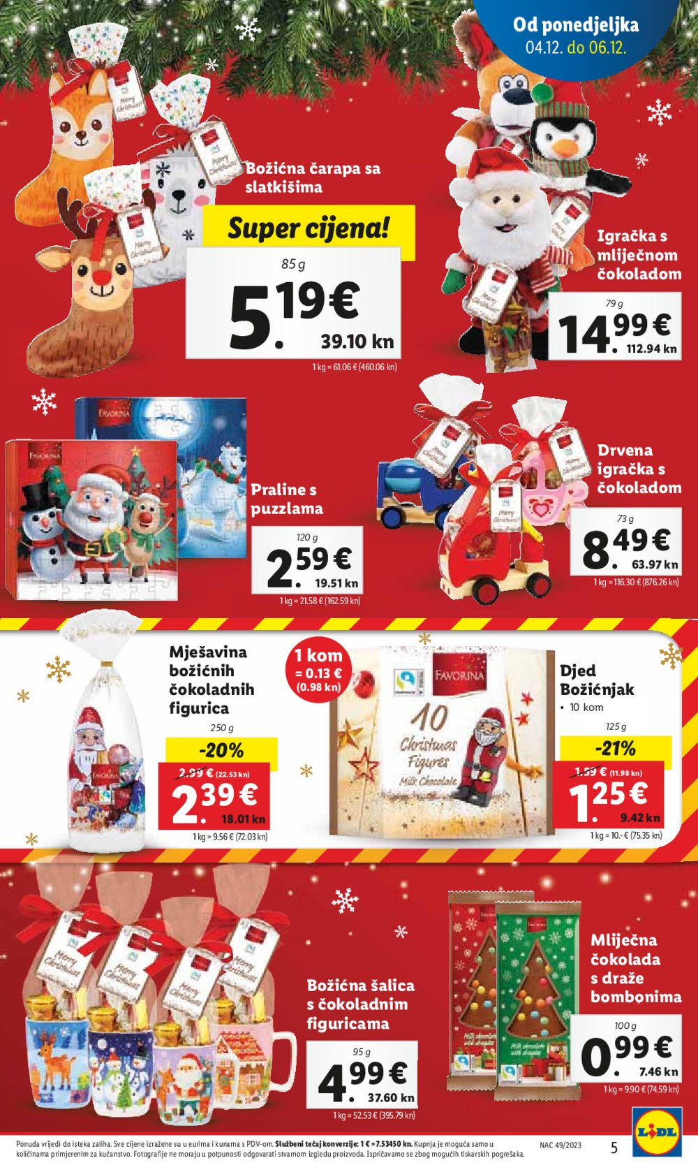 Lidl super ponuda od ponedjeljka 04.12.-10.12.2023.