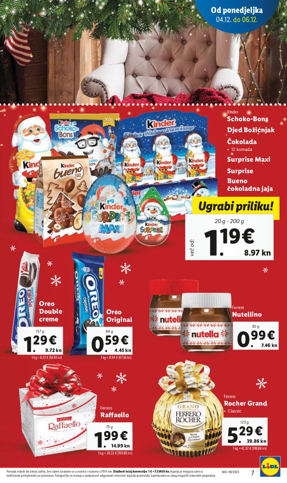 Lidl super ponuda od ponedjeljka 04.12.-10.12.2023.