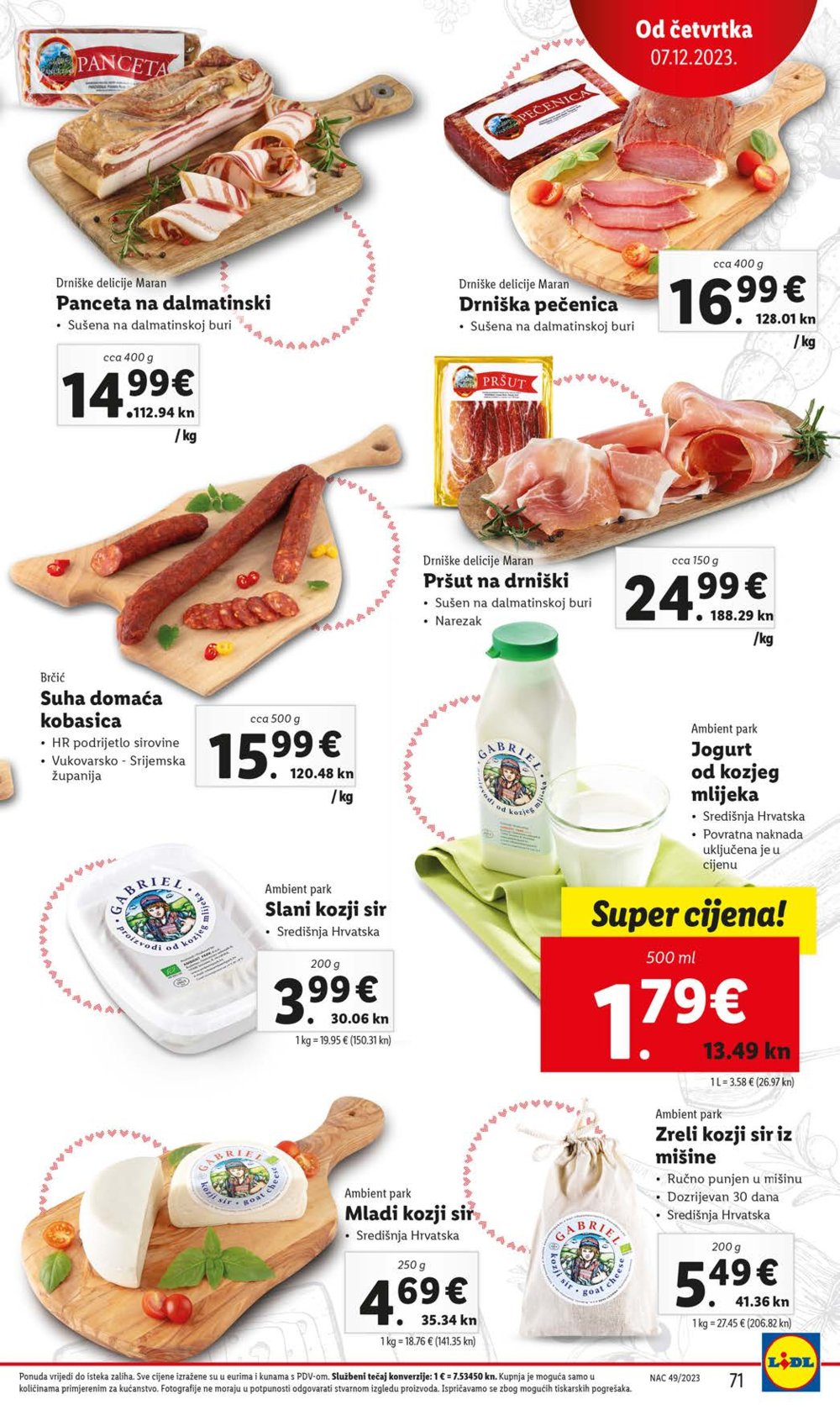 Lidl super ponuda od ponedjeljka 04.12.-10.12.2023.