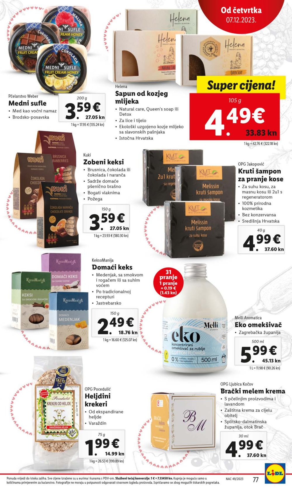 Lidl super ponuda od ponedjeljka 04.12.-10.12.2023.