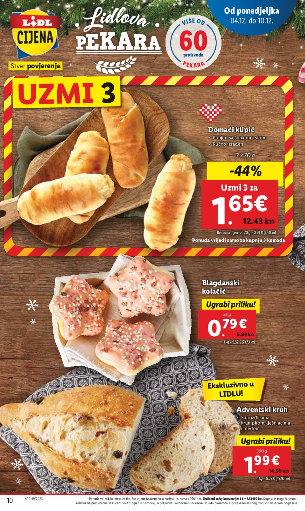 Lidl super ponuda od ponedjeljka 04.12.-10.12.2023.