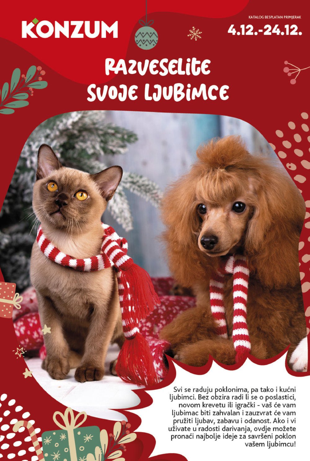 Konzum katalog Kućni ljubimci 04.12.-24.12.2023.