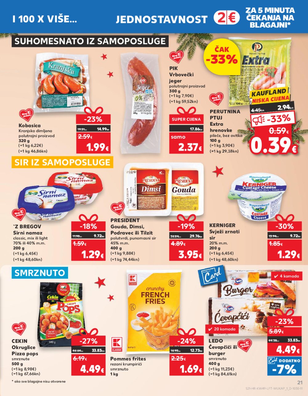 Kaufland katalog Prehrana 06.12.-12.12.2023. Vodice