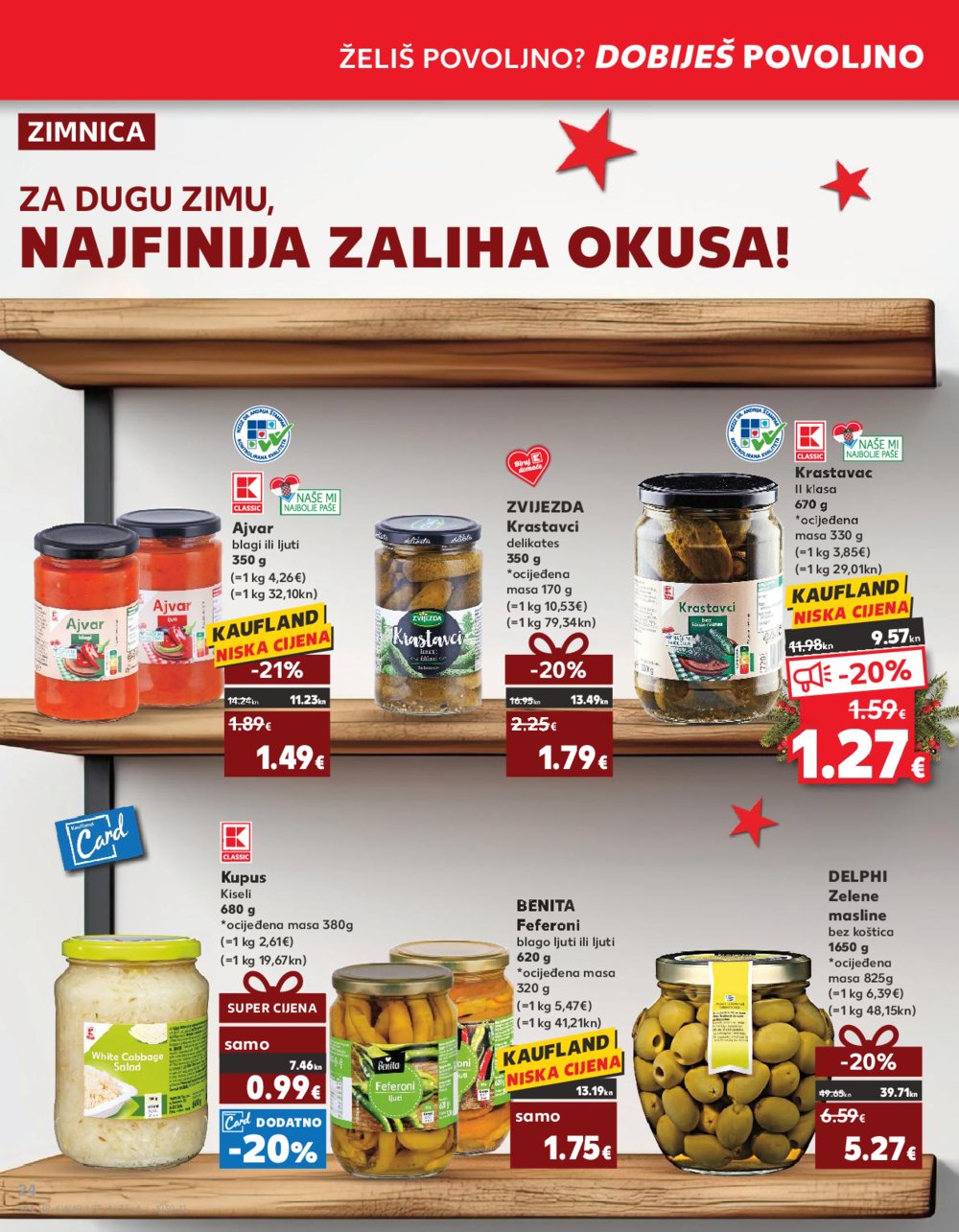 Kaufland katalog Prehrana 06.12.-12.12.2023. Vodice