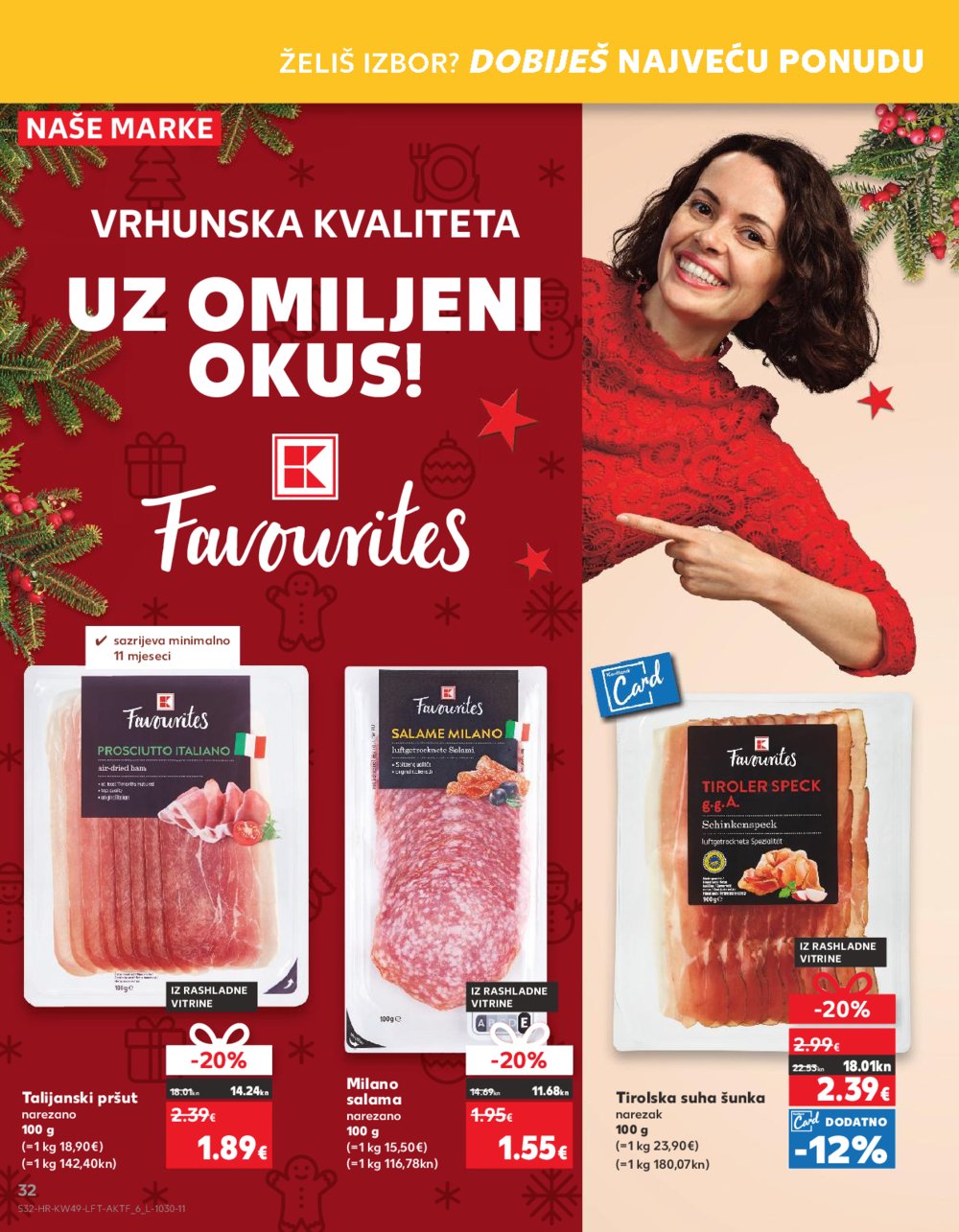 Kaufland katalog Prehrana 06.12.-12.12.2023. Vodice