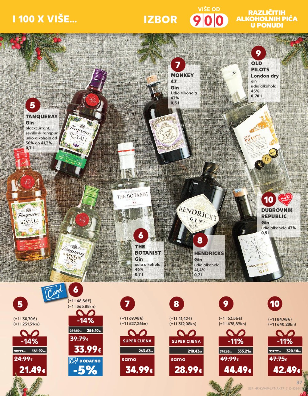 Kaufland katalog Prehrana 06.12.-12.12.2023. Vodice