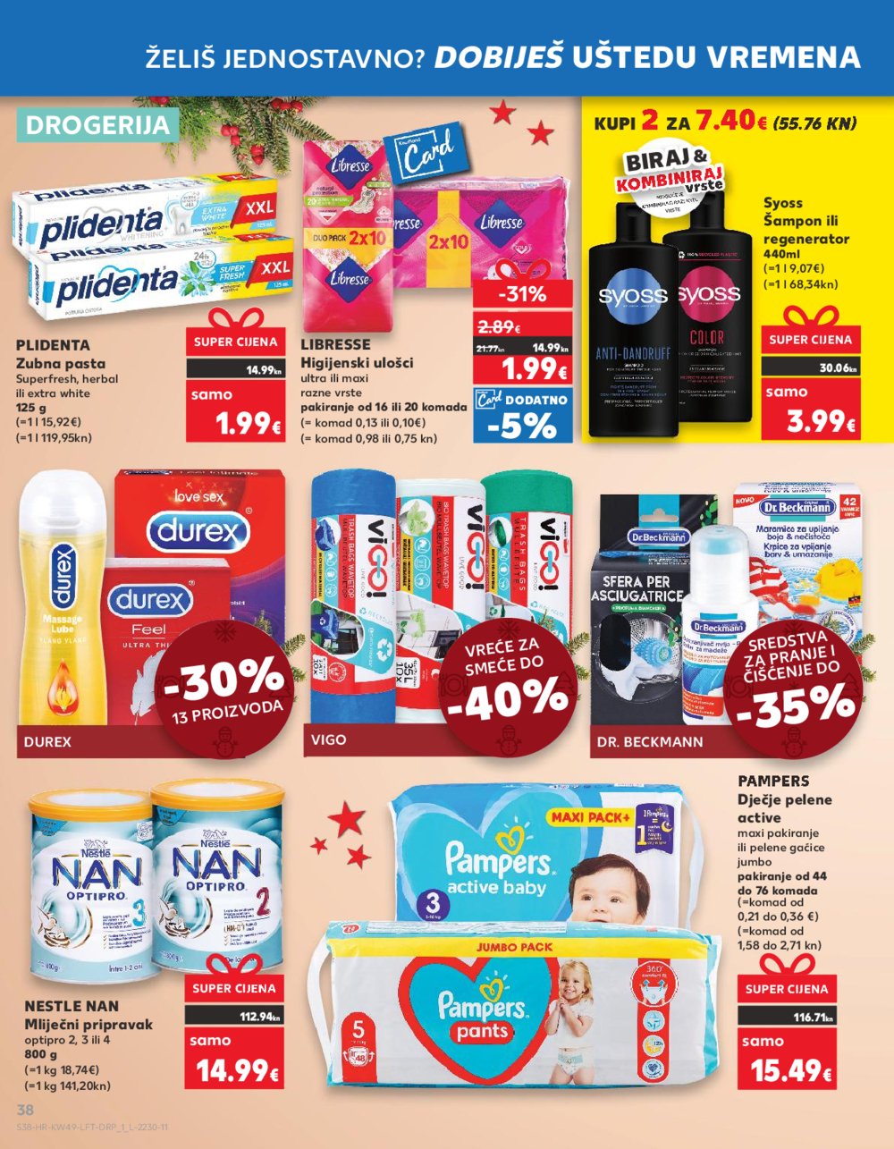 Kaufland katalog Prehrana 06.12.-12.12.2023. Vodice