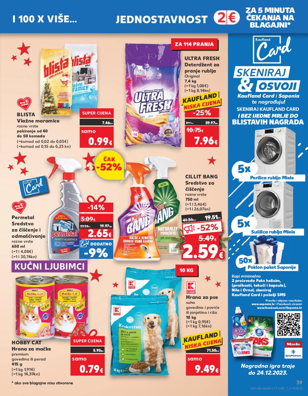 Kaufland katalog Prehrana 06.12.-12.12.2023. Vodice