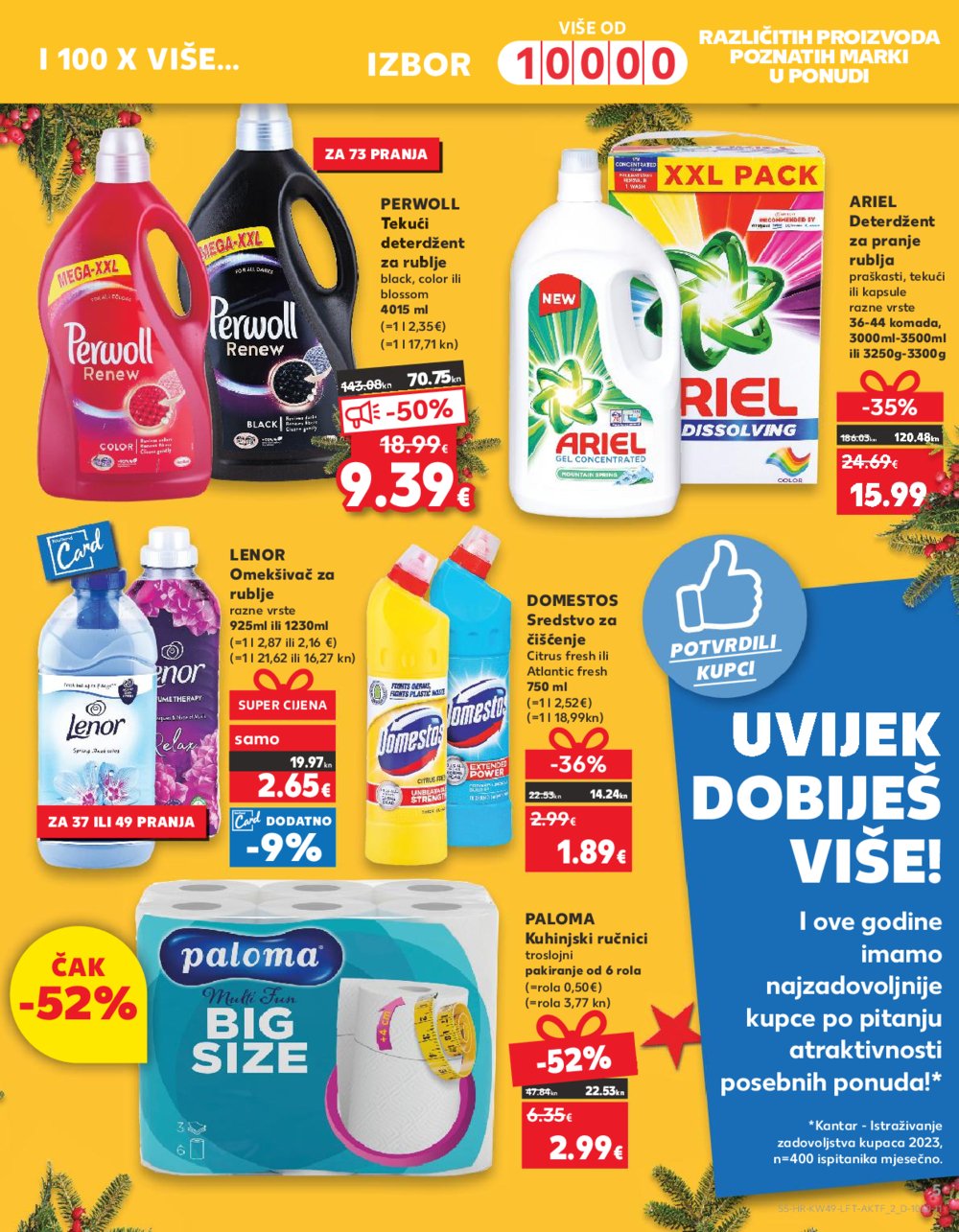Kaufland katalog Prehrana 06.12.-12.12.2023. Vodice