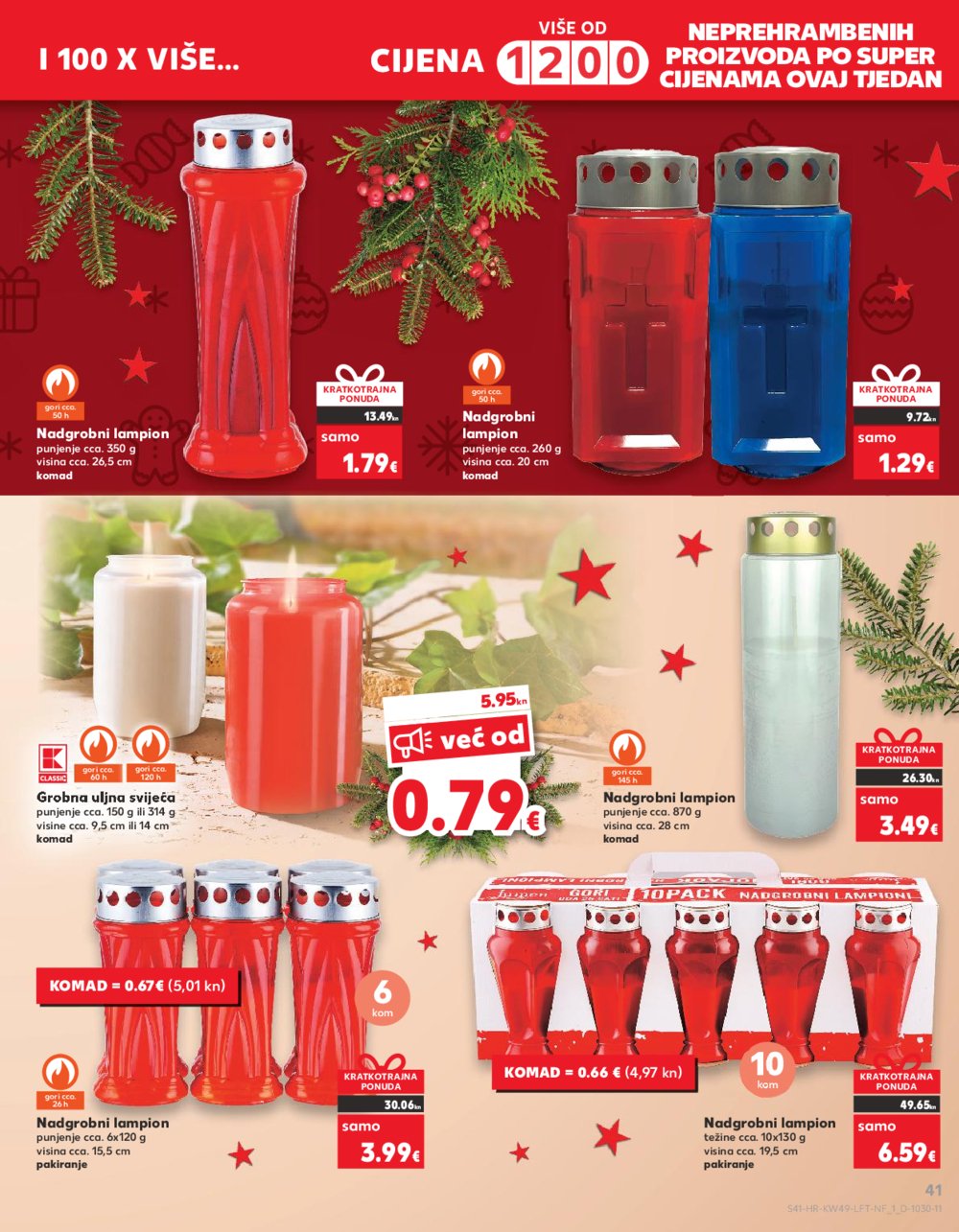 Kaufland katalog Prehrana 06.12.-12.12.2023. Vodice